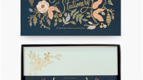 Set de 12 cartes + enveloppes - Colette - 12,7x17,8cm