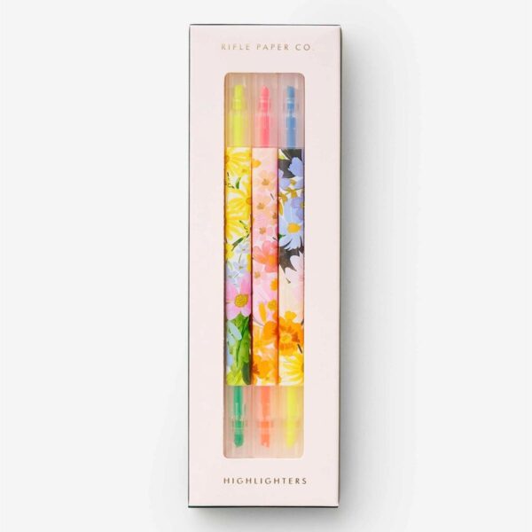 Set de 3 surligneurs - 6 couleurs - Marguerite