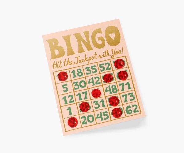 Carte double avec enveloppe - Bingo Card – Image 2