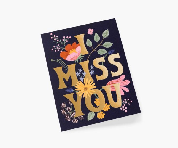 Carte double avec enveloppe - I Miss You Card – Image 2