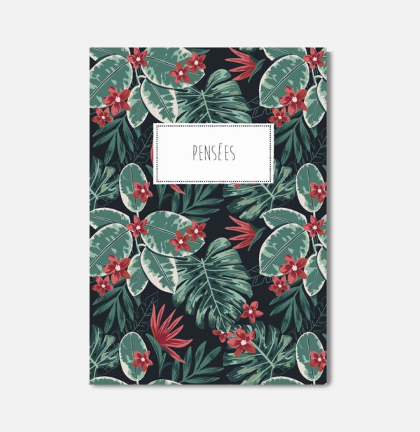 Petite carte doube Pensées