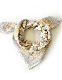 Small Foulard Manika - Lotus Désert