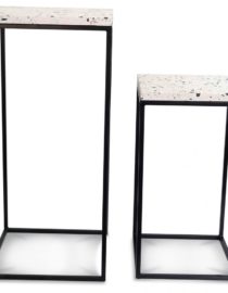 Set de 2 sellettes Terrazzo