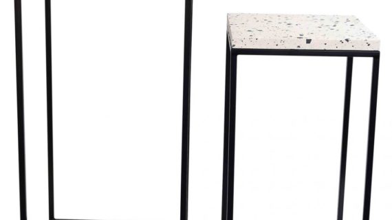 Set de 2 sellettes Terrazzo
