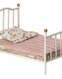 Les Miniatures - Petit Lit vintage - Blanc cassé