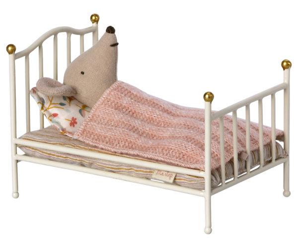 Les Miniatures - Petit Lit vintage - Blanc cassé – Image 4