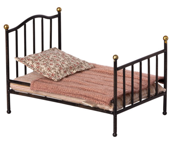 Les Miniatures - Petit Lit vintage - Anthracite