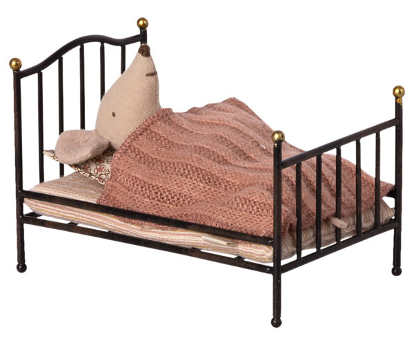 Les Miniatures - Petit Lit vintage - Anthracite – Image 2
