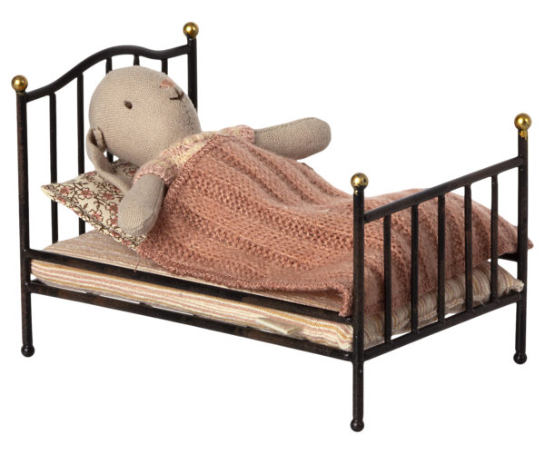 Les Miniatures - Petit Lit vintage - Anthracite – Image 4