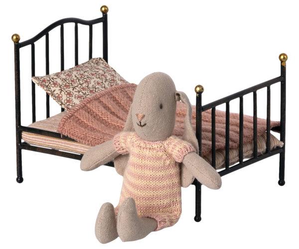 Les Miniatures - Petit Lit vintage - Anthracite – Image 3