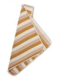 Serviette bébé à capuche Alba - Pêche / sable / jaune moelleux
