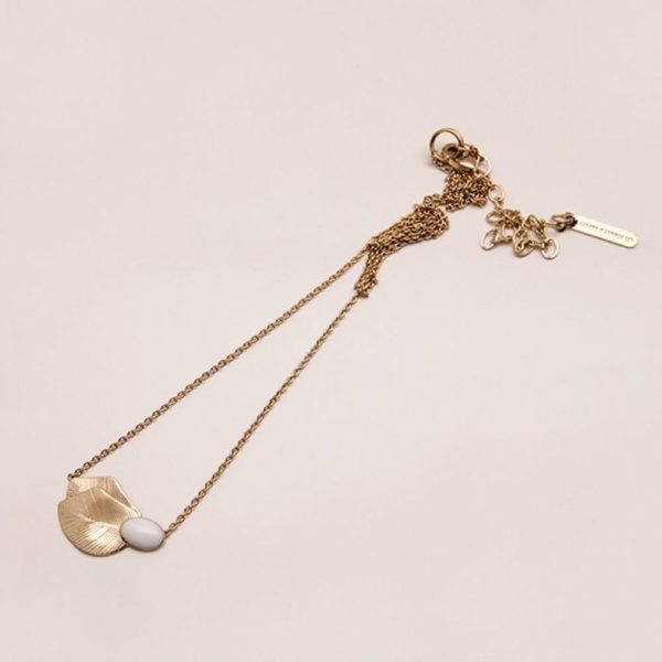 Collier SYCOMORE Blanc