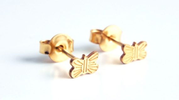 Boucles d'oreilles Papillons
