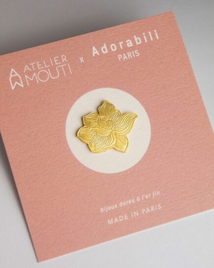 Pin's Fleur x Atelier Mouti