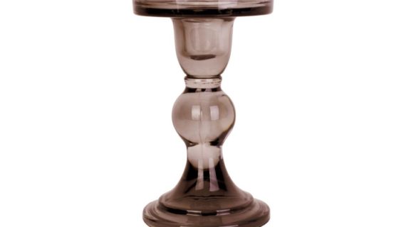 Grand Bougeoir en verre Art chocolat