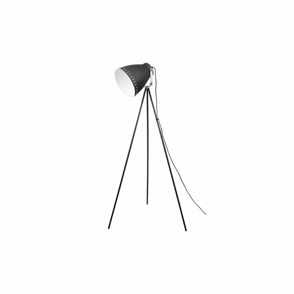 Lampe sur pied, 3 pieds, noir + ampoule