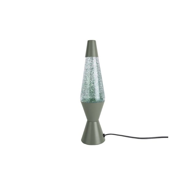 Lampe volcan, vert