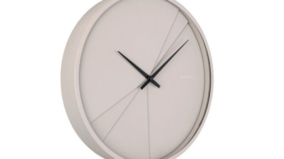 Horloge murale Lines grise
