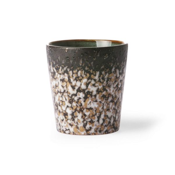 Céramique des années 70 : tasse à café, boue