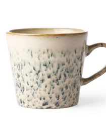Céramique des années 70 : tasse à cappuccino, grêle
