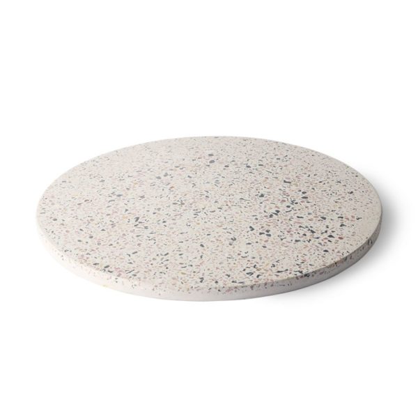 Plateau de service en terrazzo L
