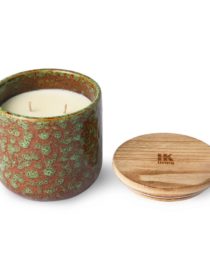 Bougie parfumée en céramique : boudoir fleuri