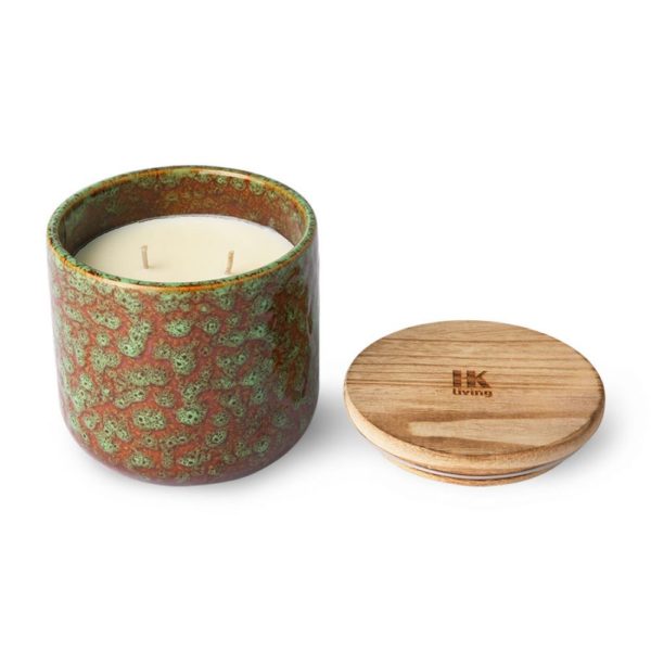 Bougie parfumée en céramique : boudoir fleuri