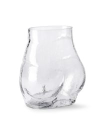 Vase fessier en verre