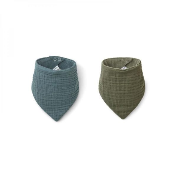 Bandana Andrea (lot de 2) - Bleu/Vert