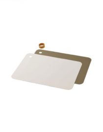 Lot de 2 sets de table en silicone Smith - Kaki mix