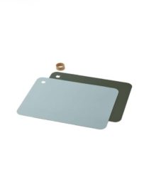 Lot de 2 sets de table en silicone Smith - Vert mix