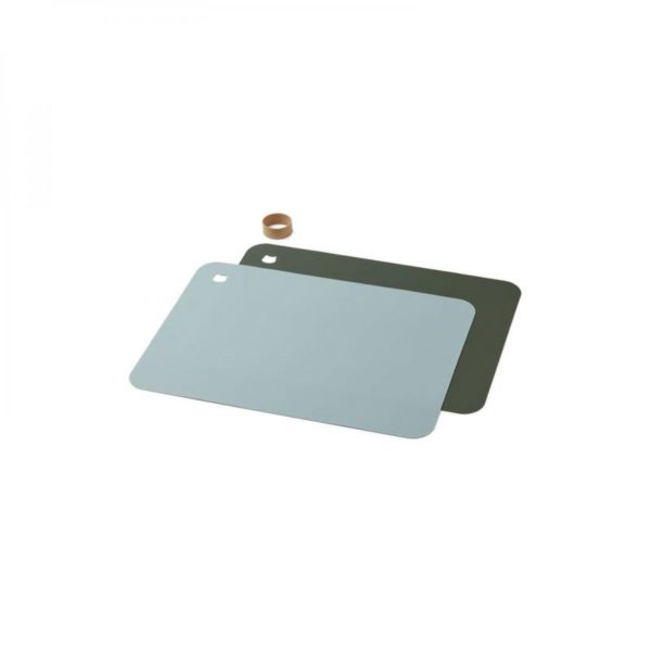 Lot de 2 sets de table en silicone Smith - Vert mix