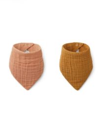 Bandana Andrea (lot de 2) - Rose/Caramel