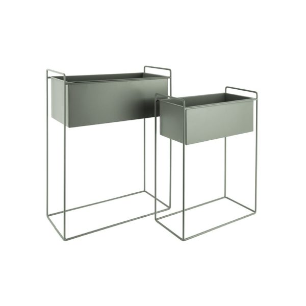 Ensemble de pots de fleurs Essence Straight, Vert Jungle