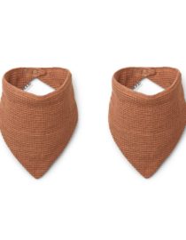 Lot de 2 bavoirs Siri Tuscany rose