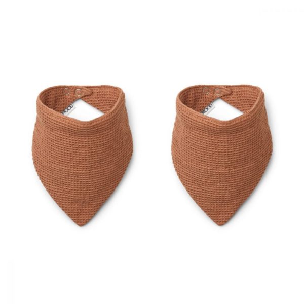 Lot de 2 bavoirs Siri Tuscany rose