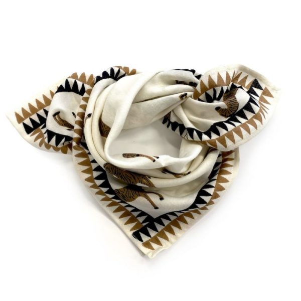 Small Foulard Manika "Zèbre" - Coco