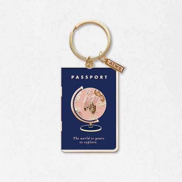 Porte-clé Blue passport