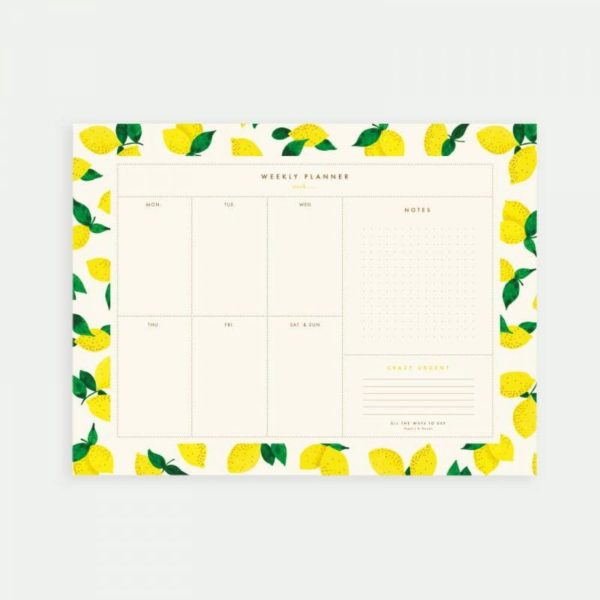 Semainier Citron