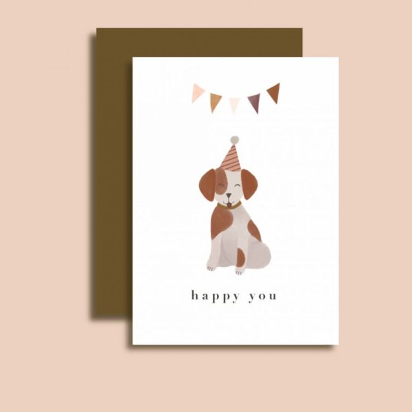 Happy You - Carte simple avec enveloppe