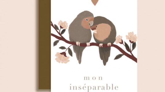 Mon Inséparable - Carte simple avec enveloppe