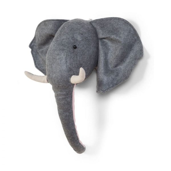 Deco murale feutre elephant