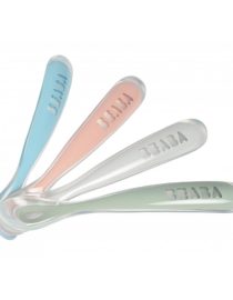 Lot de 4 cuillères 1er âge silicone