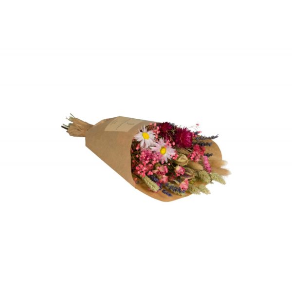 Bouquet de fleurs séchées - Rose - petit