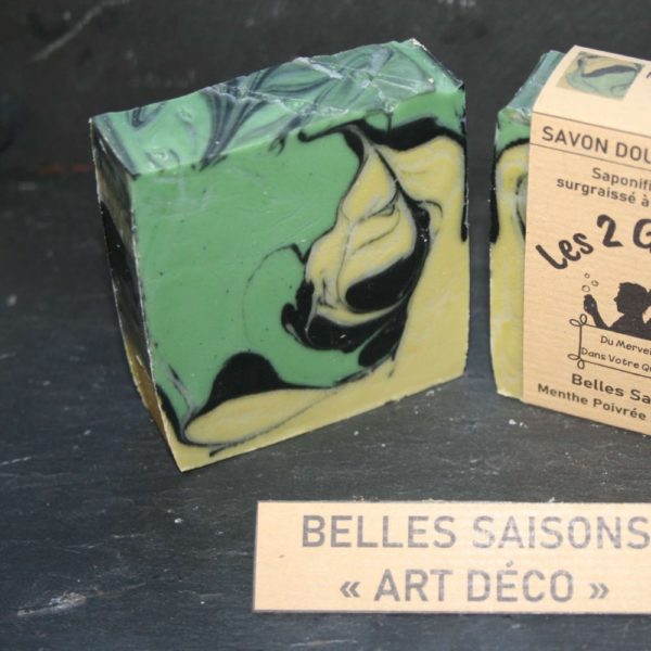Savon surgras Menthe Poivrée & Lavandin "Belles Saisons"