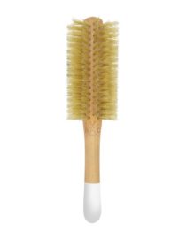Brosse ronde en bois - Picots 100 % Sanglier