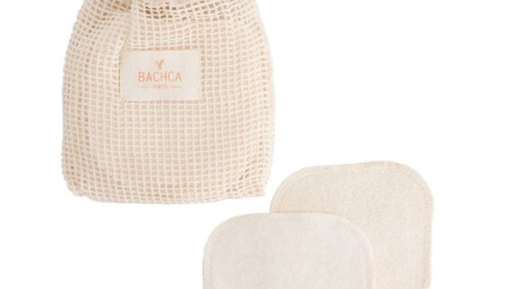 7 cotons réutilisables + filet de lavage