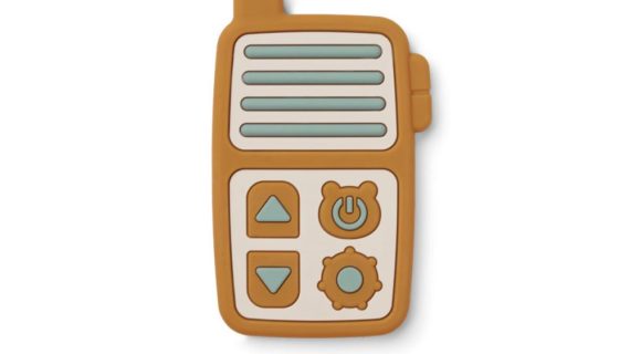 Anneau de dentition Walkie talkie Esben - Golden caramel multi mix