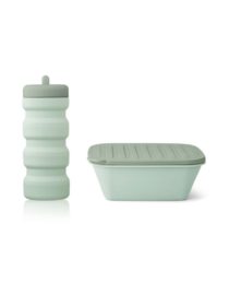 Jose on-the-go set - Dusty mint/faune green mix