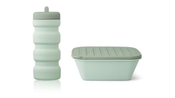 Jose on-the-go set - Dusty mint/faune green mix